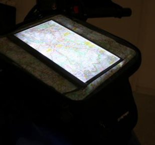 Porte carte éclairé